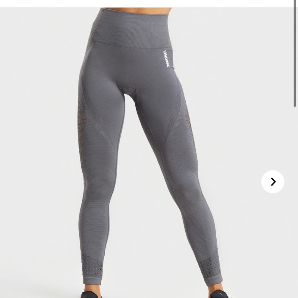 Gymshark Energy Seamless Leggings in Smokey Gray